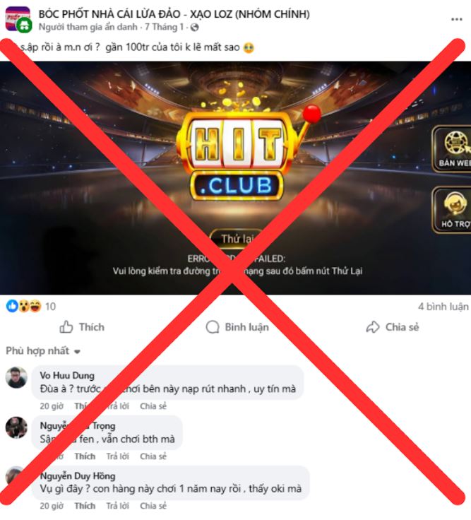 Tin giả tấn công Sunwin, Hitclub: Thương hiệu lớn luôn là đích ngắm - po99.website